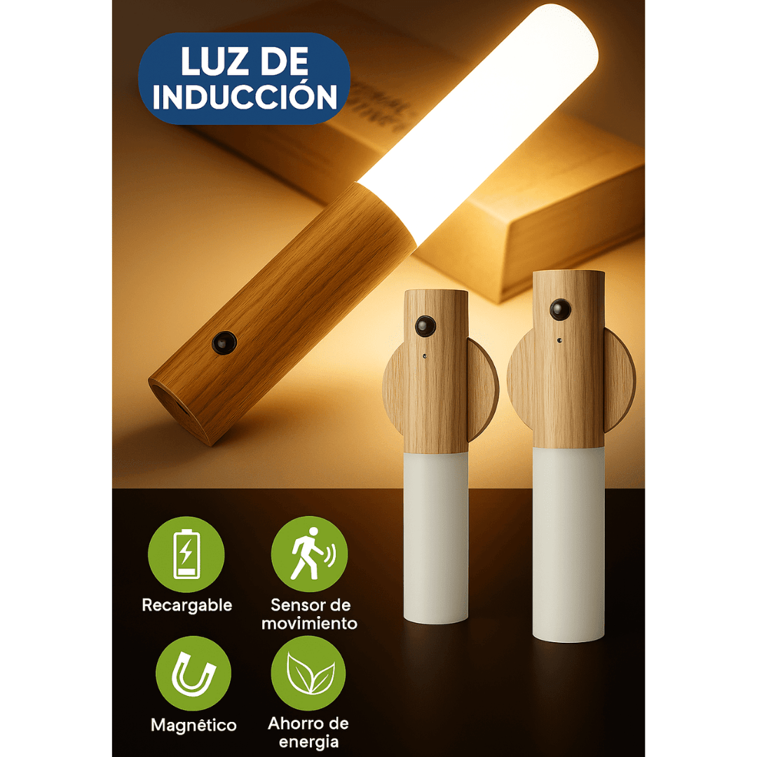 Lámpara LED inalámbrica con sensor de movimiento - Utilicom