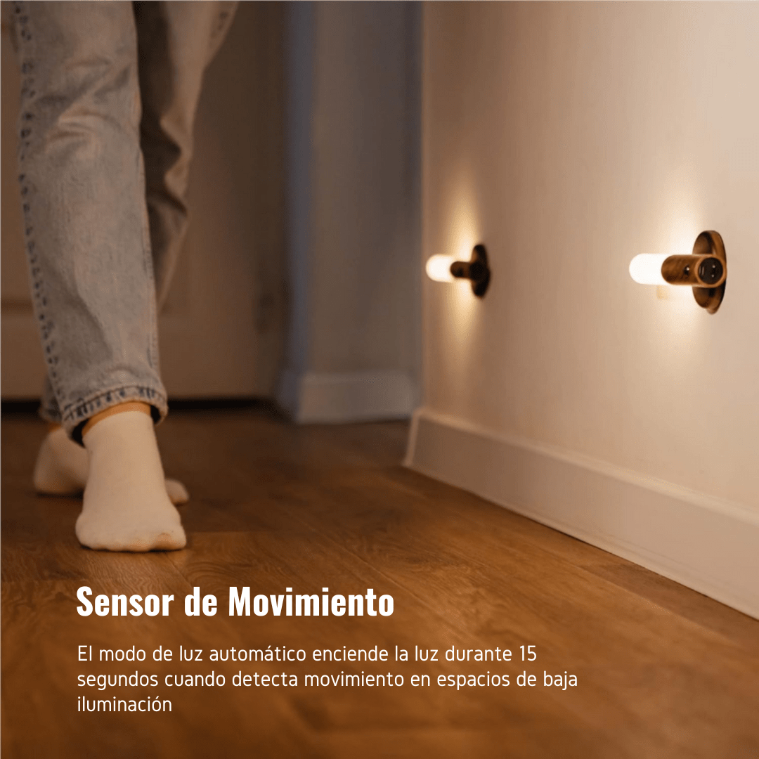 Lámpara LED inalámbrica con sensor de movimiento - Utilicom