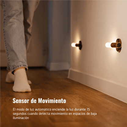 Lámpara LED inalámbrica con sensor de movimiento - Utilicom
