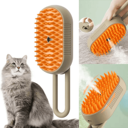 Cepillo a Vapor 3 en 1 para Mascotas - Utilicom